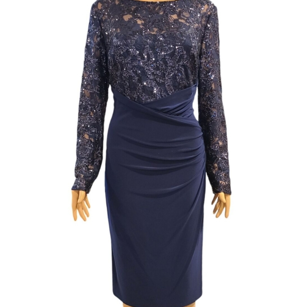 Ralph Lauren Navy Sequence dress